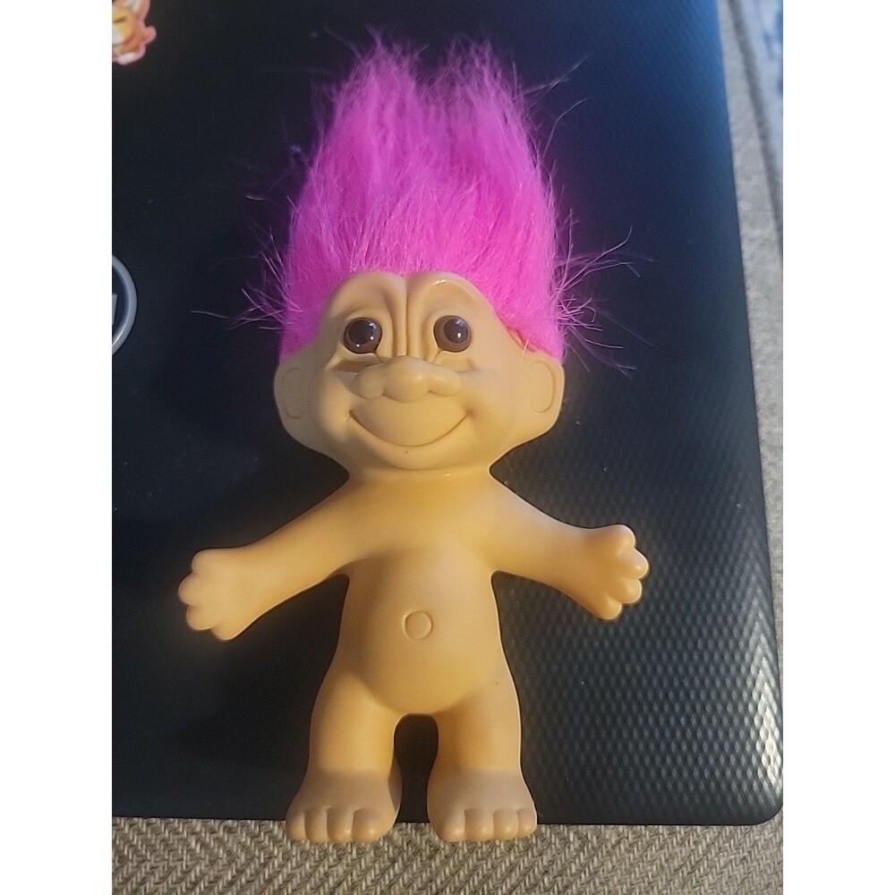 Vintage Troll Doll by Russ 4" Pink Hair